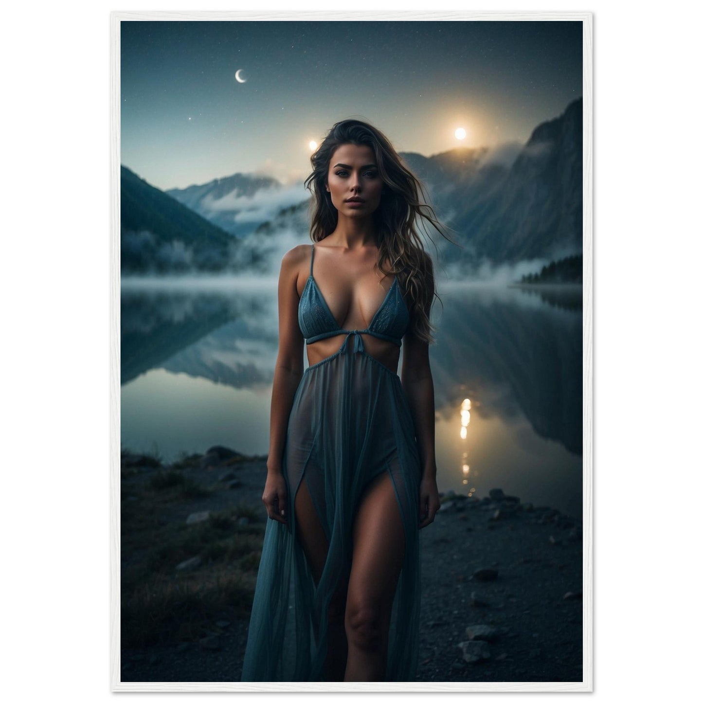 Premium Matte Paper Wooden Framed Poster