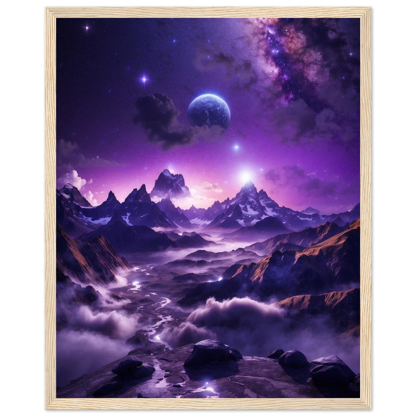 Premium Matte Paper Wooden Framed Poster