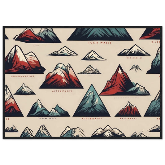 Premium Matte Paper Wooden Framed Poster