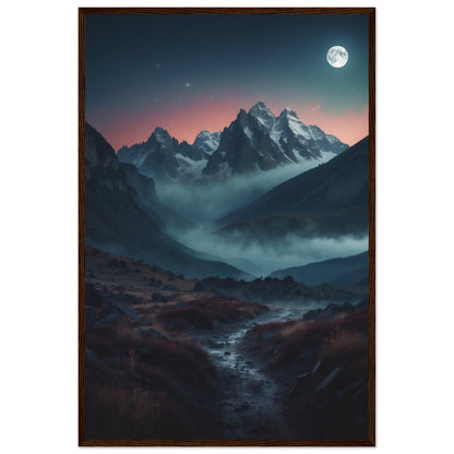 Premium Matte Paper Wooden Framed Poster