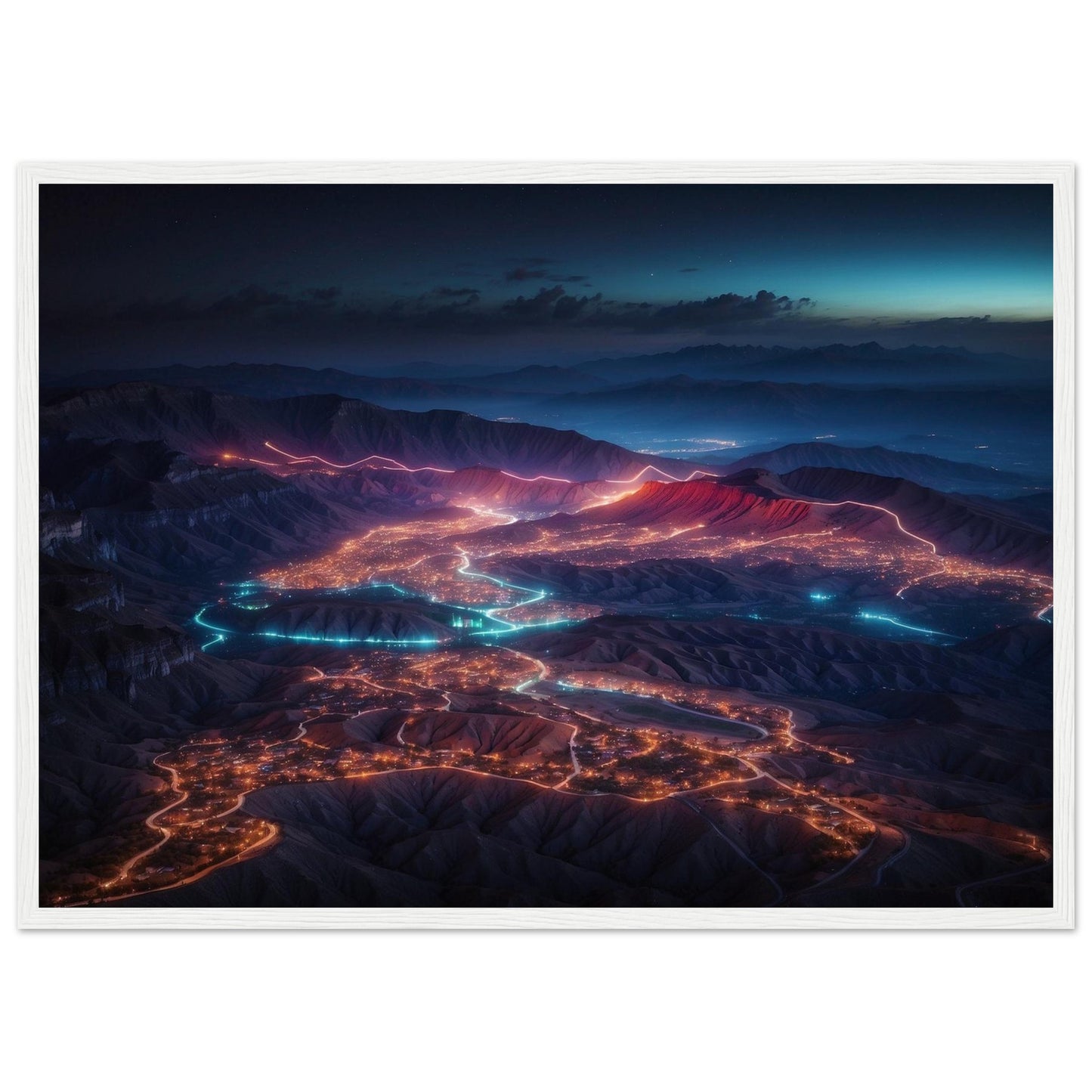 Premium Matte Paper Wooden Framed Poster