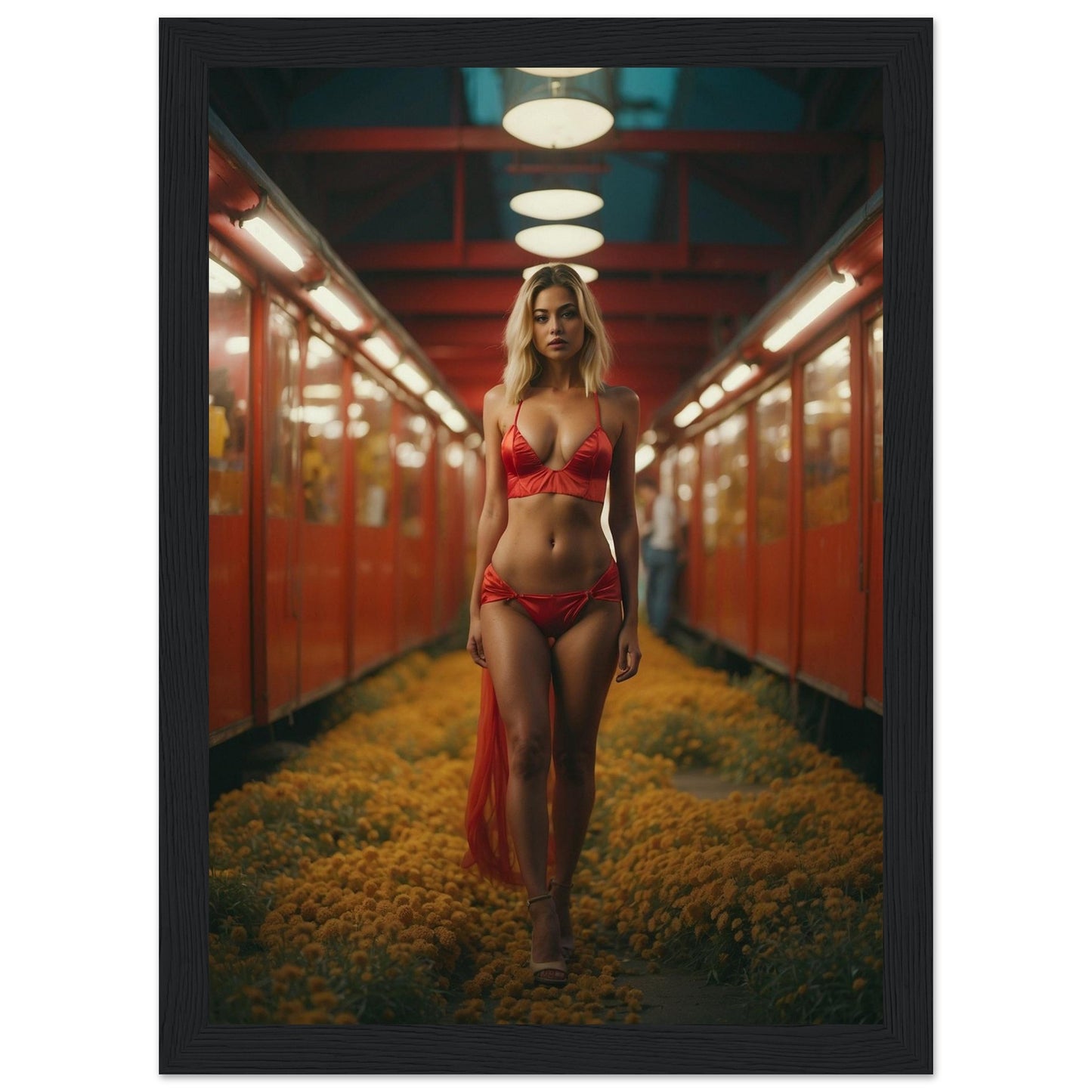 Premium Matte Paper Wooden Framed Poster