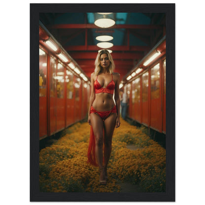 Premium Matte Paper Wooden Framed Poster