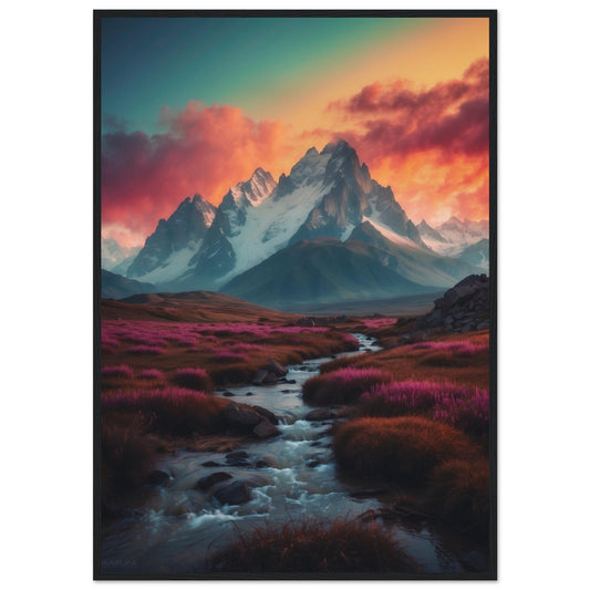 Premium Matte Paper Wooden Framed Poster