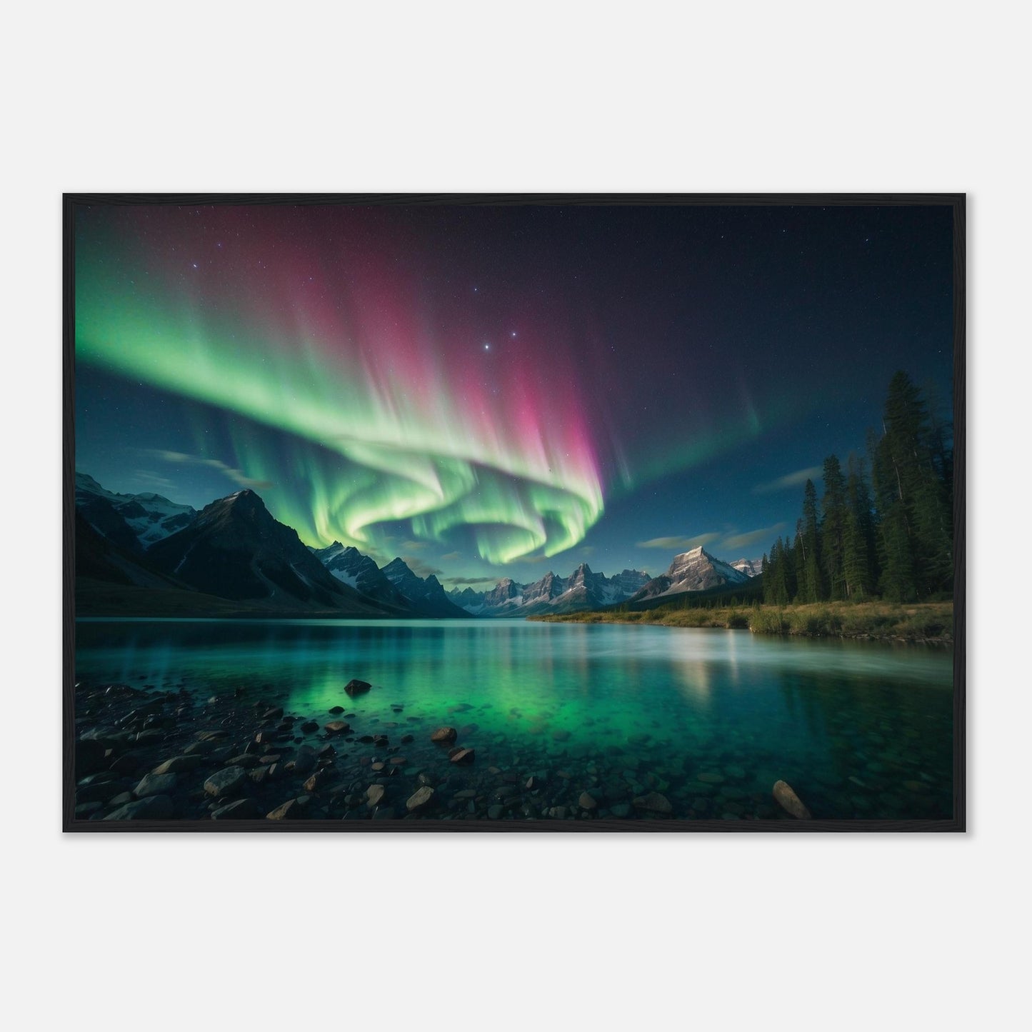 Premium Matte Paper Wooden Framed Poster