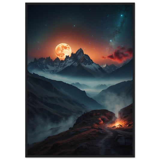 Premium Matte Paper Wooden Framed Poster