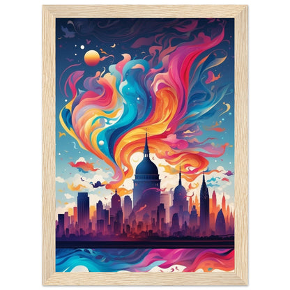 Premium Matte Paper Wooden Framed Poster