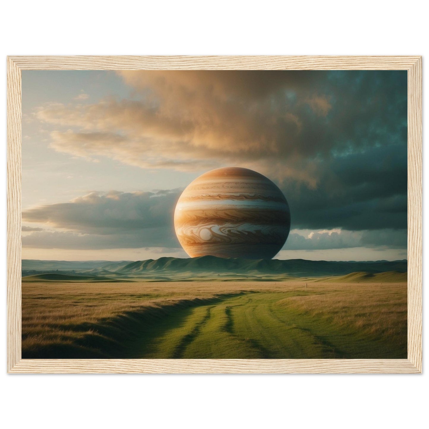 Premium Matte Paper Wooden Framed Poster
