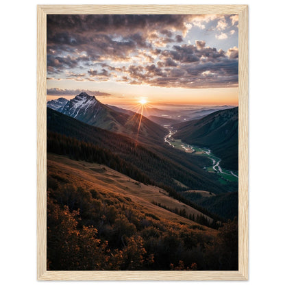 Premium Matte Paper Wooden Framed Poster