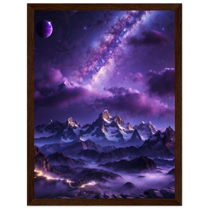 Premium Matte Paper Wooden Framed Poster