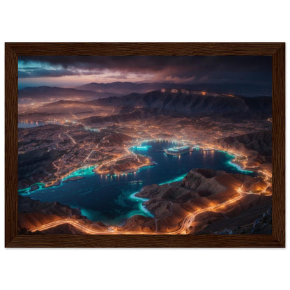 Premium Matte Paper Wooden Framed Poster