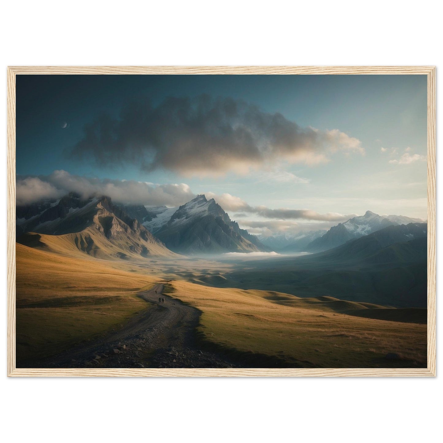 Premium Matte Paper Wooden Framed Poster
