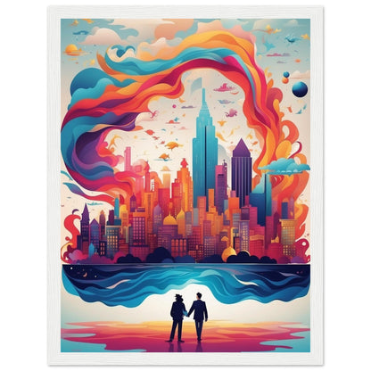 Premium Matte Paper Wooden Framed Poster