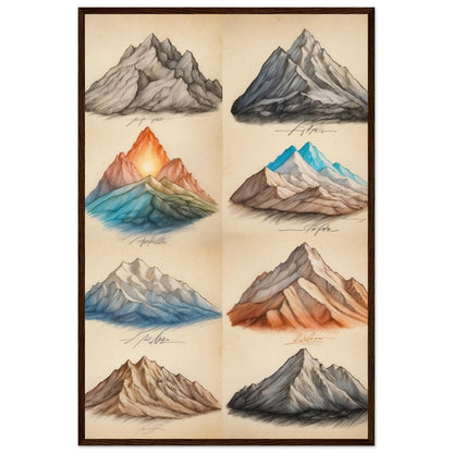 Premium Matte Paper Wooden Framed Poster