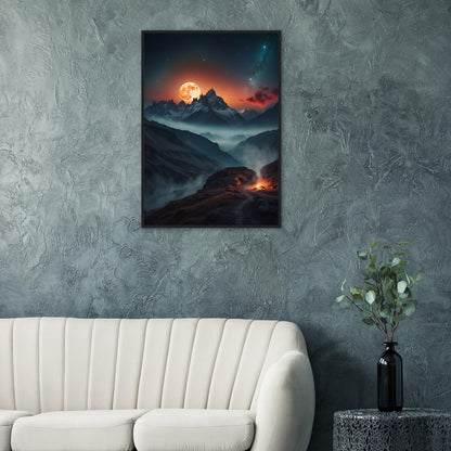Premium Matte Paper Wooden Framed Poster