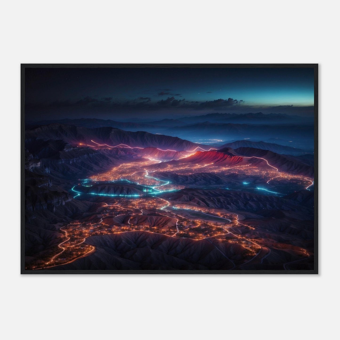 Premium Matte Paper Wooden Framed Poster