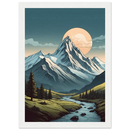 Premium Matte Paper Wooden Framed Poster