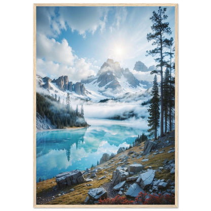 Premium Matte Paper Wooden Framed Poster