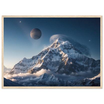 Premium Matte Paper Wooden Framed Poster