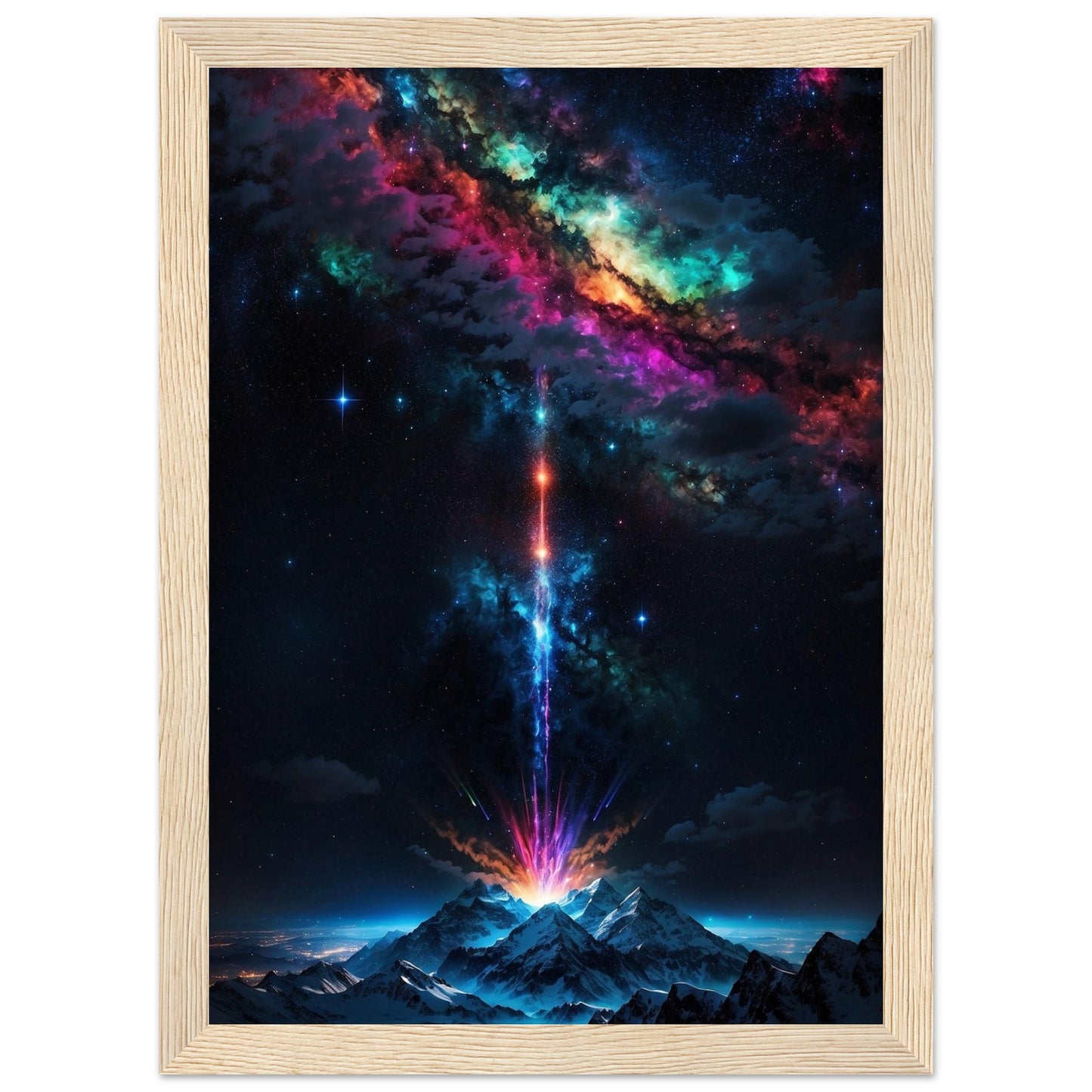 Premium Matte Paper Wooden Framed Poster