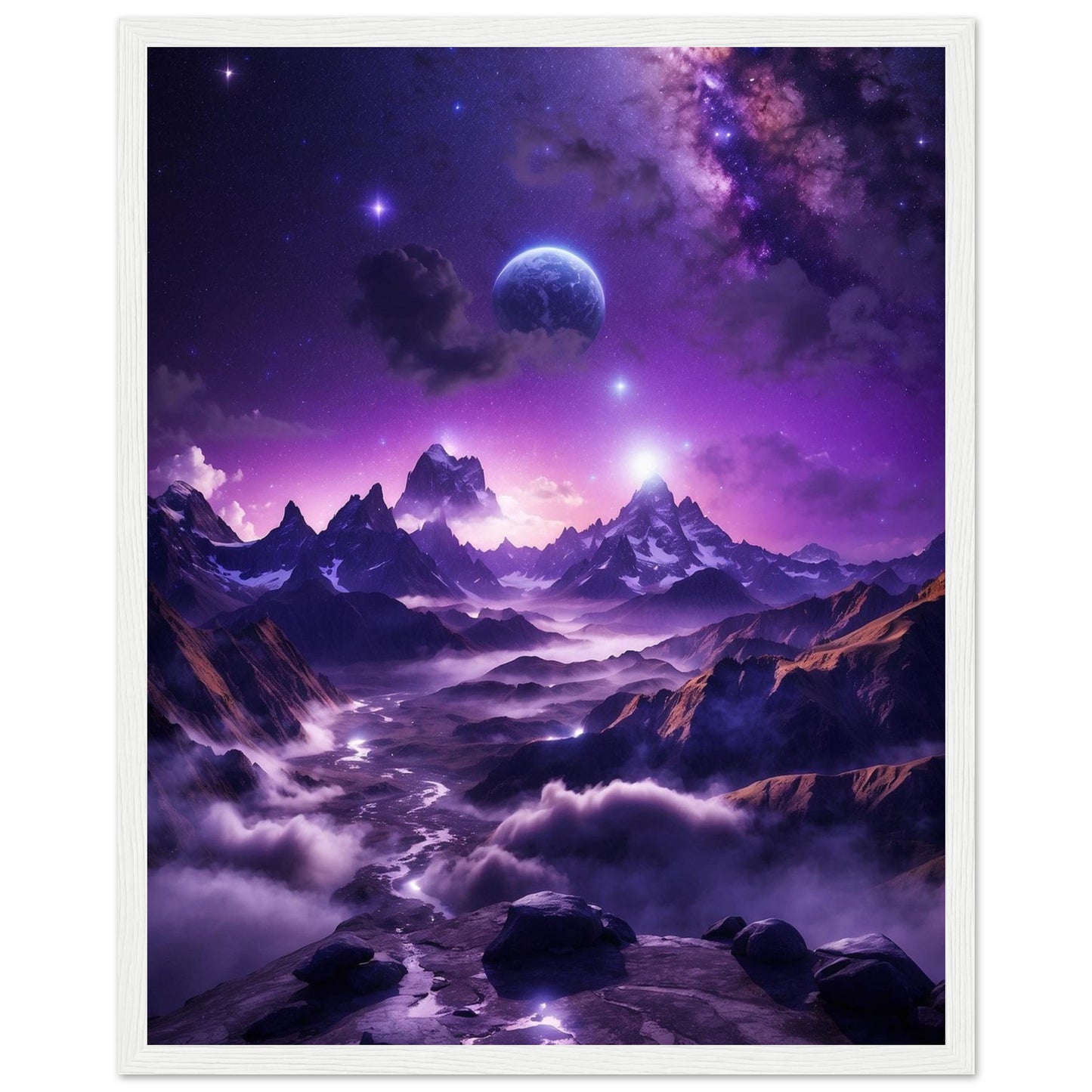 Premium Matte Paper Wooden Framed Poster