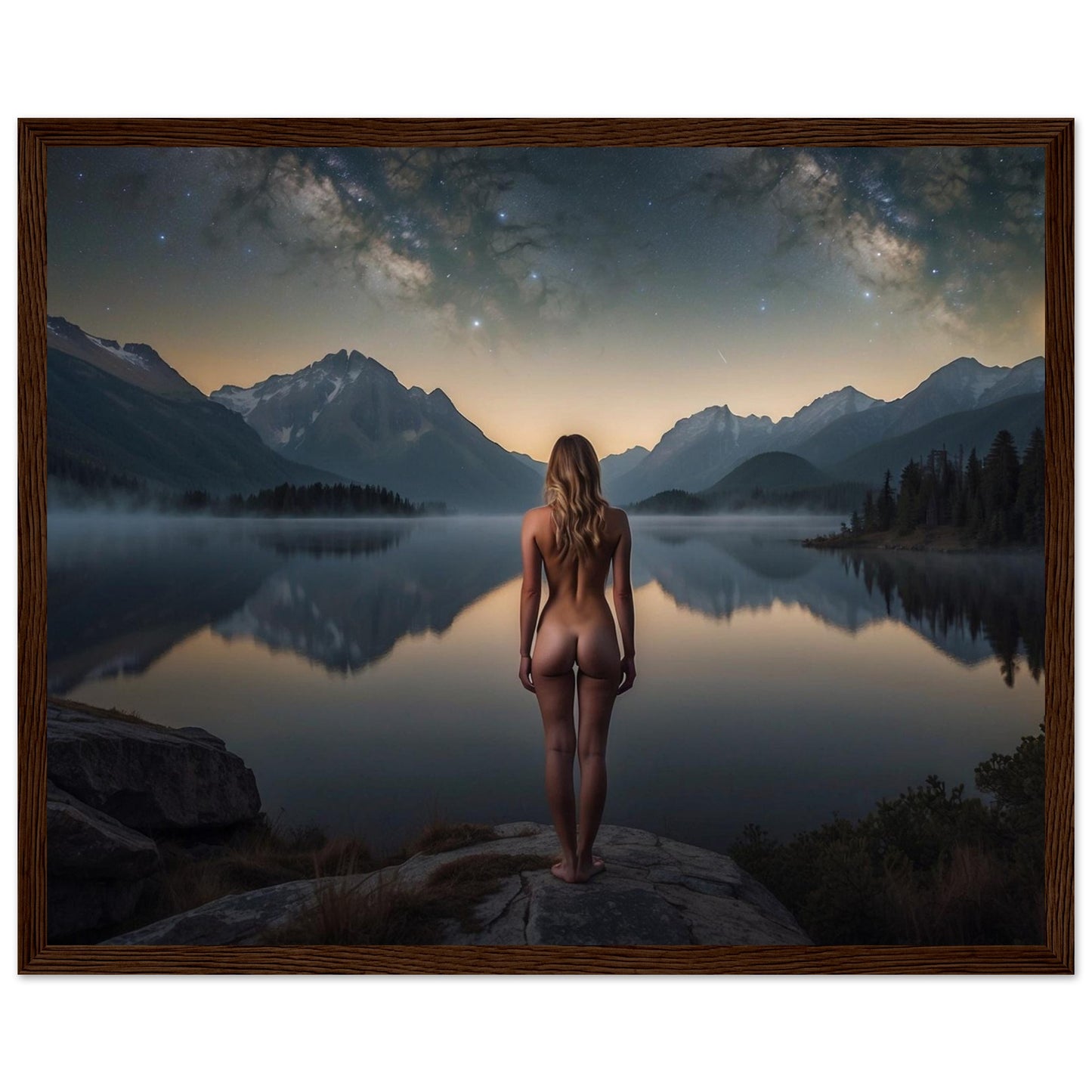 Premium Matte Paper Wooden Framed Poster
