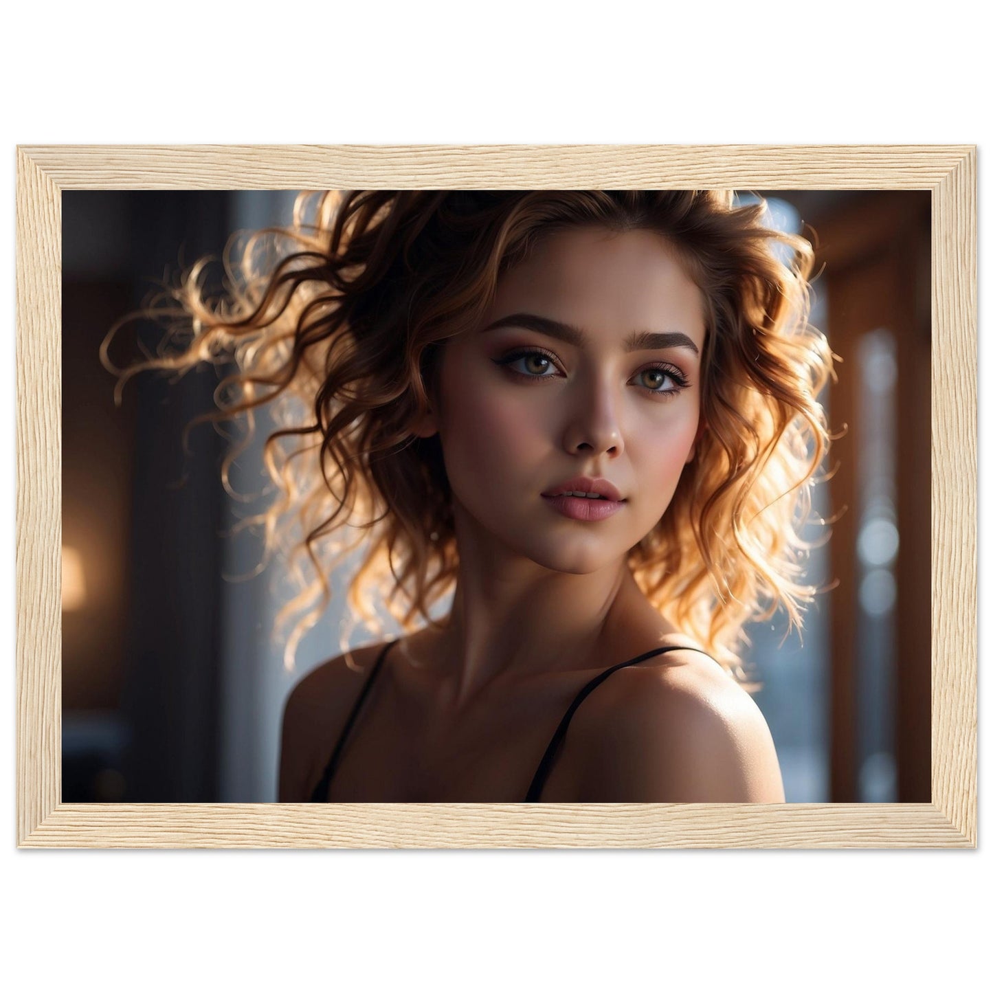 Premium Matte Paper Wooden Framed Poster