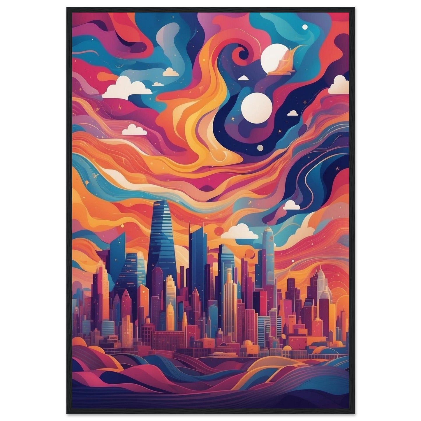 Premium Matte Paper Wooden Framed Poster