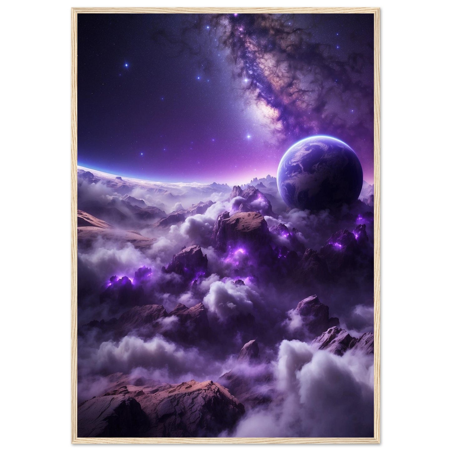 Premium Matte Paper Wooden Framed Poster