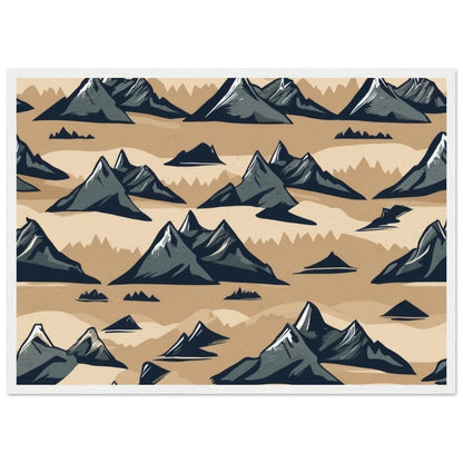 Premium Matte Paper Wooden Framed Poster