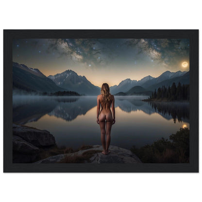 Premium Matte Paper Wooden Framed Poster