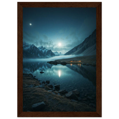 Premium Matte Paper Wooden Framed Poster