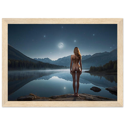 Premium Matte Paper Wooden Framed Poster