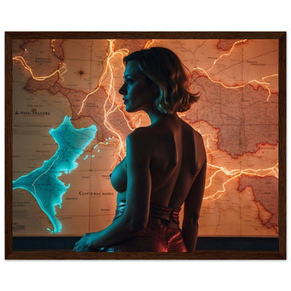 Premium Matte Paper Wooden Framed Poster