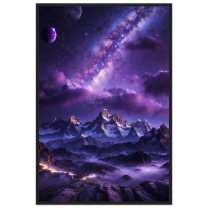 Premium Matte Paper Wooden Framed Poster
