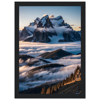 Premium Matte Paper Wooden Framed Poster