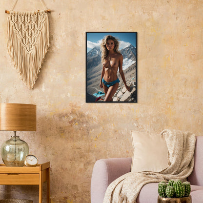 Premium Matte Paper Wooden Framed Poster