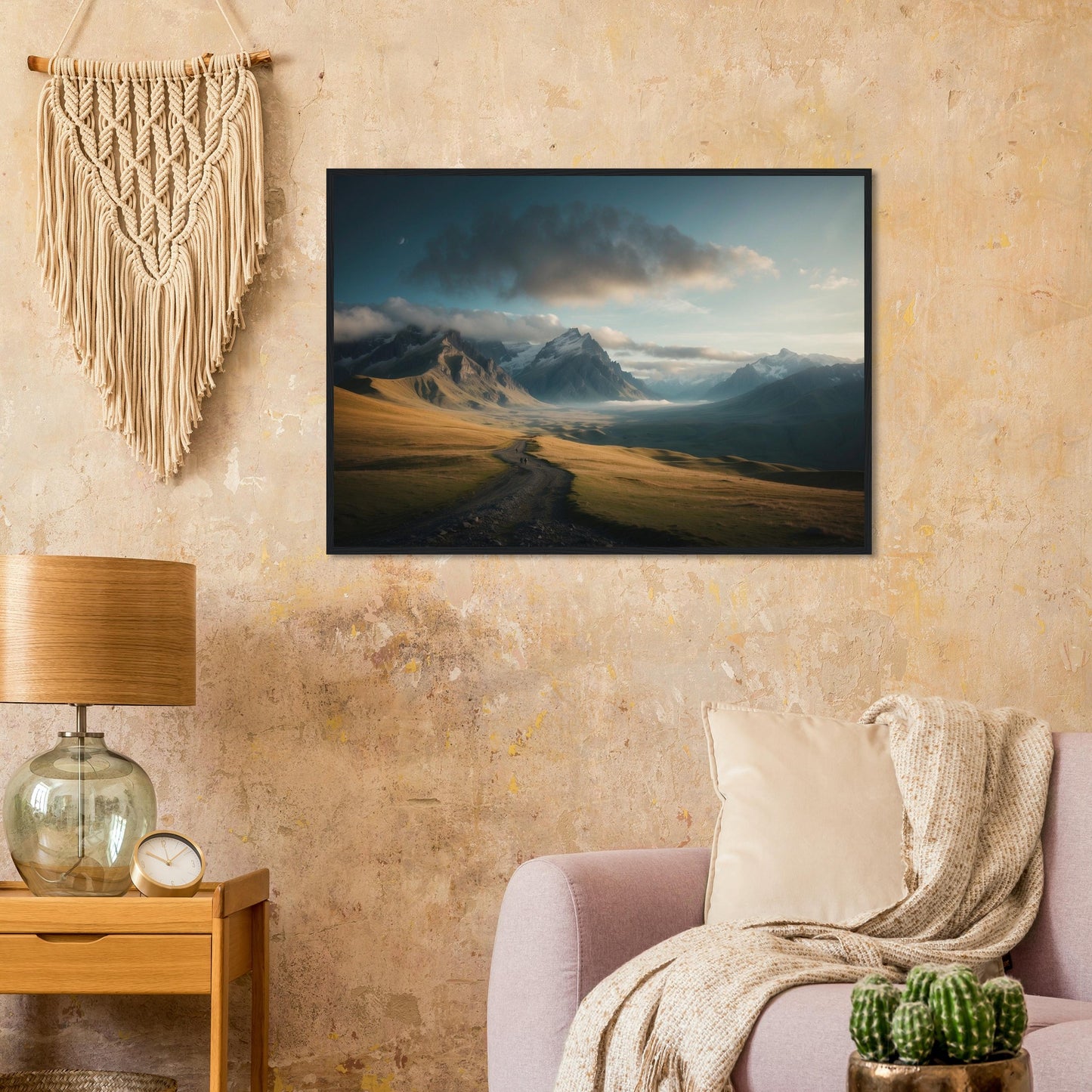 Premium Matte Paper Wooden Framed Poster
