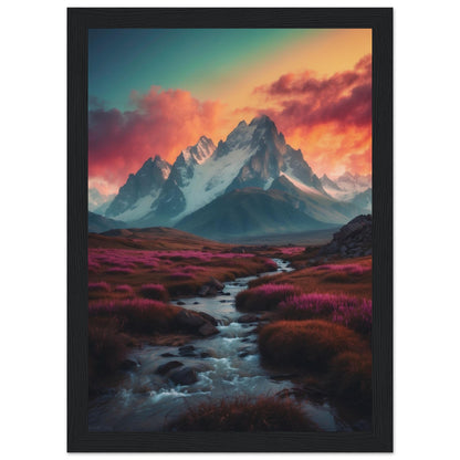 Premium Matte Paper Wooden Framed Poster