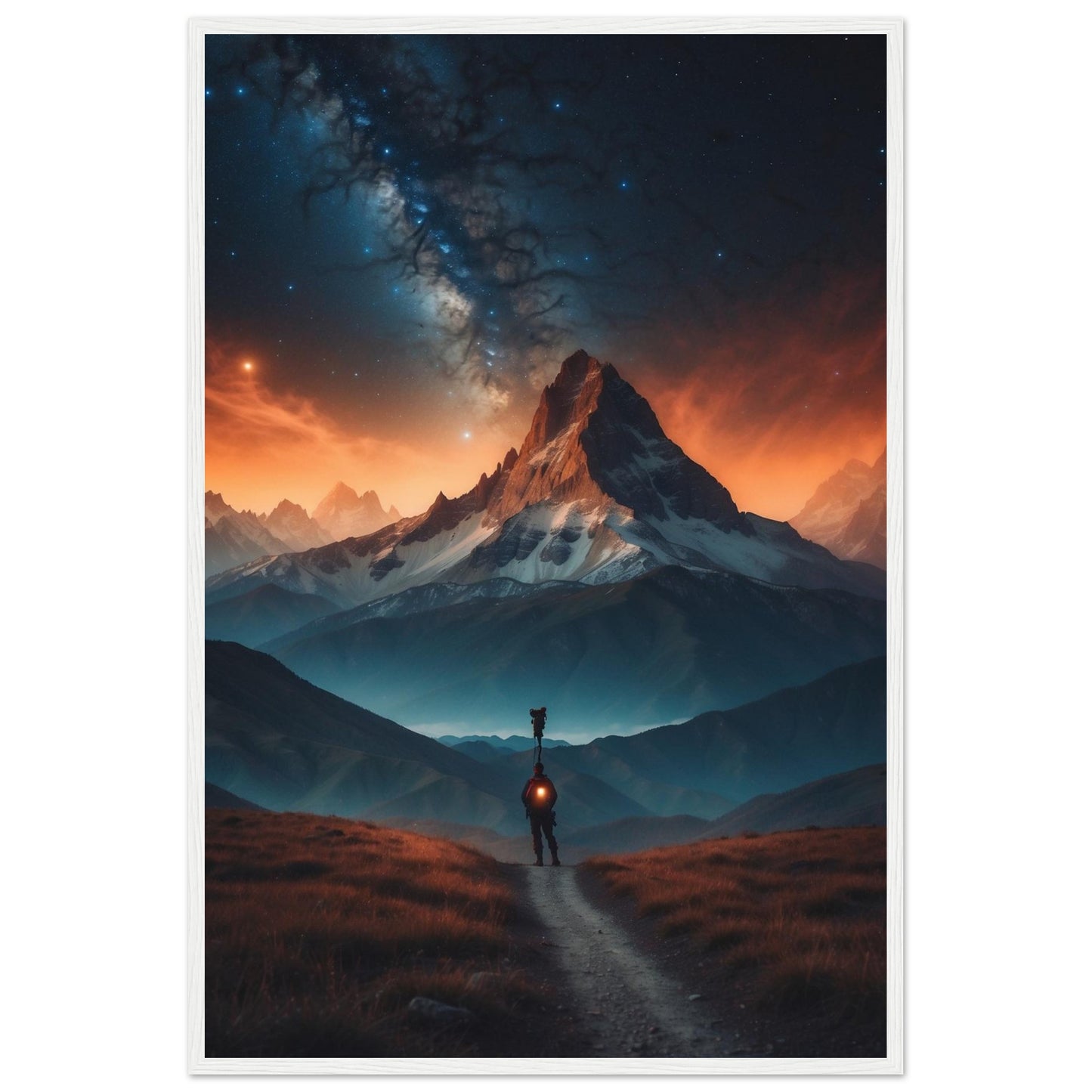 Premium Matte Paper Wooden Framed Poster