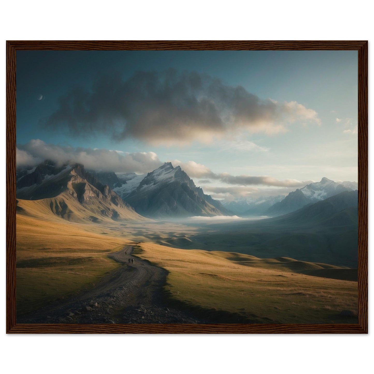 Premium Matte Paper Wooden Framed Poster