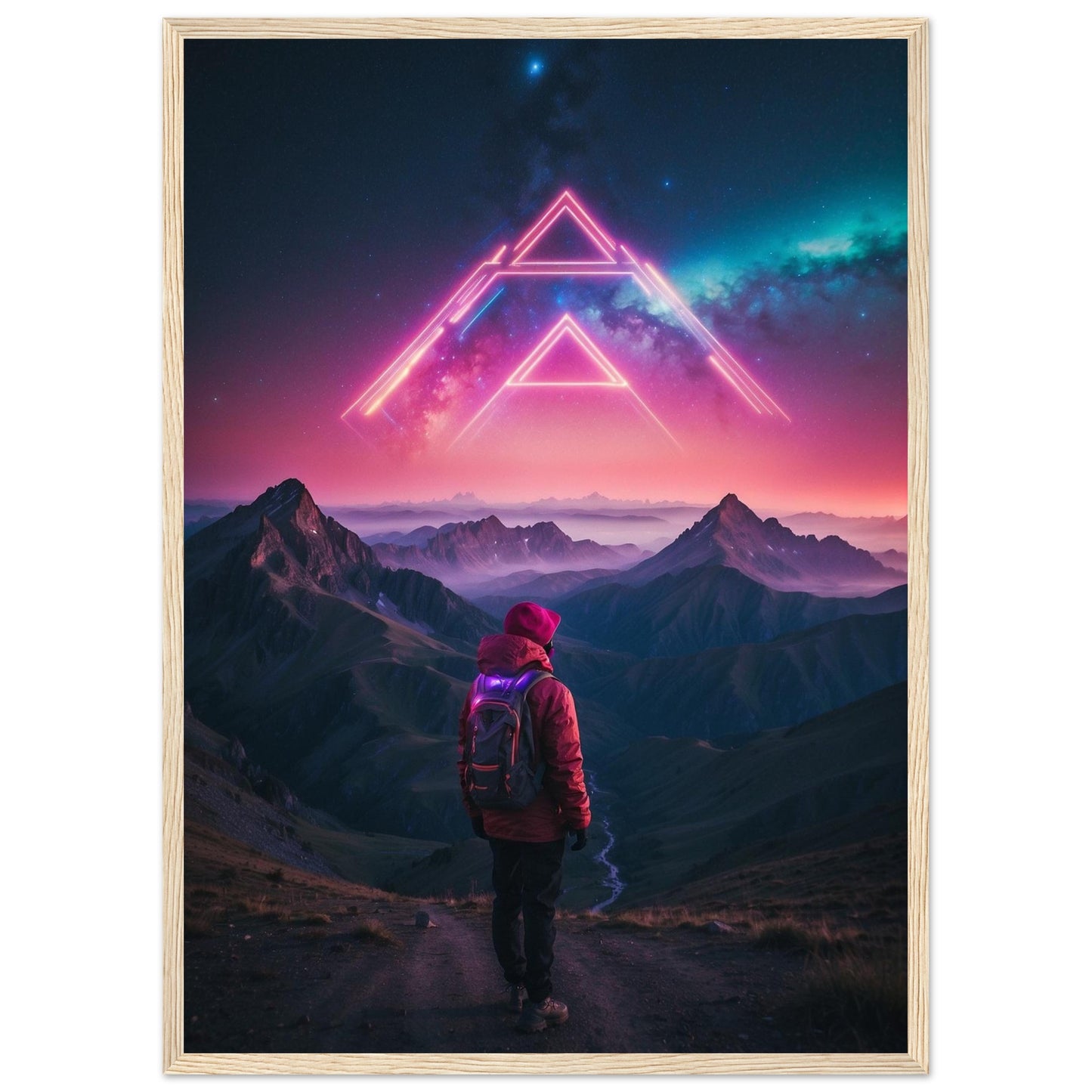 Premium Matte Paper Wooden Framed Poster