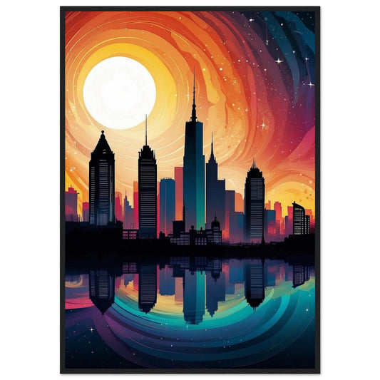 Premium Matte Paper Wooden Framed Poster