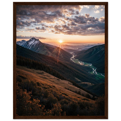 Premium Matte Paper Wooden Framed Poster