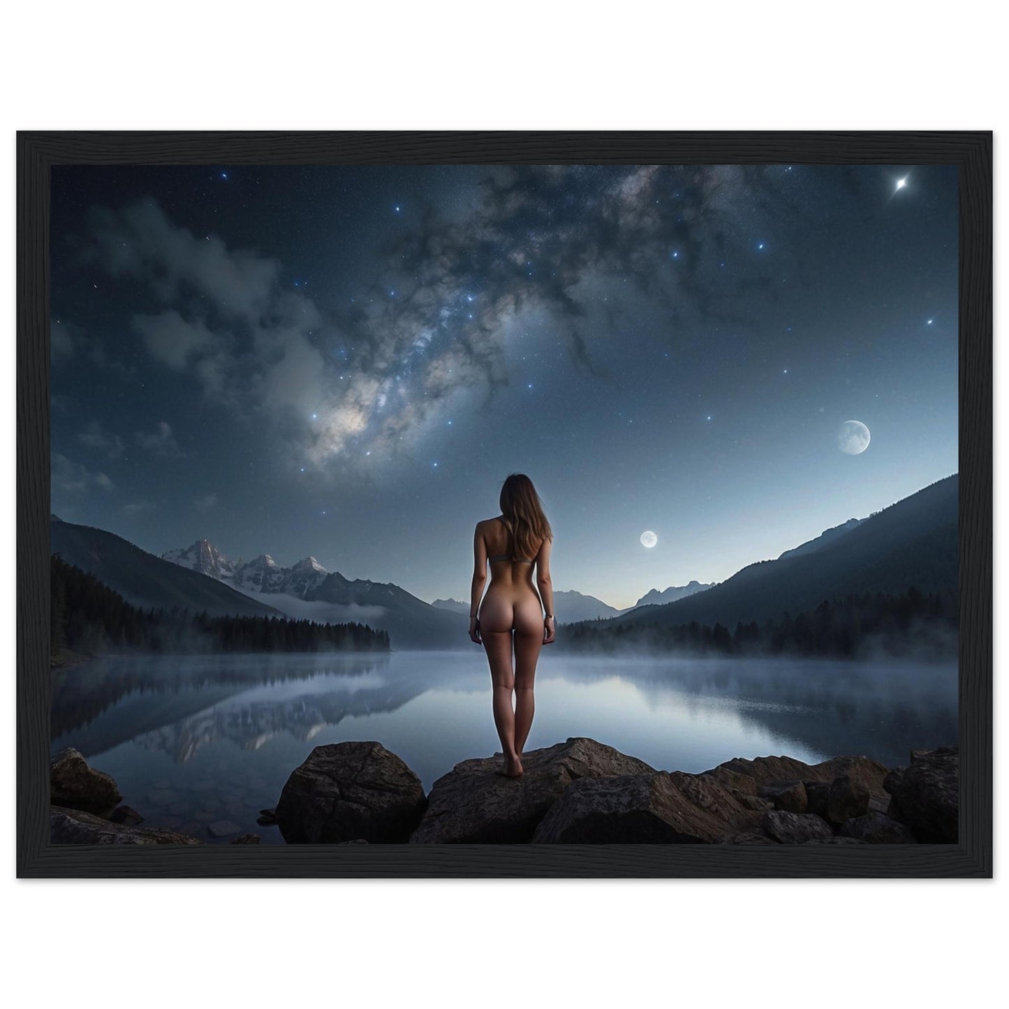 Premium Matte Paper Wooden Framed Poster