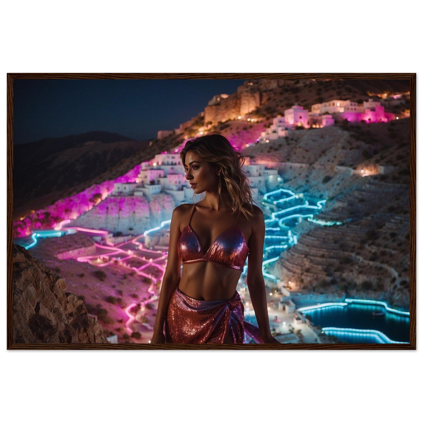 Premium Matte Paper Wooden Framed Poster
