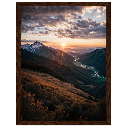 Premium Matte Paper Wooden Framed Poster