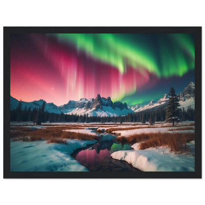 Premium Matte Paper Wooden Framed Poster
