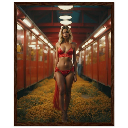 Premium Matte Paper Wooden Framed Poster