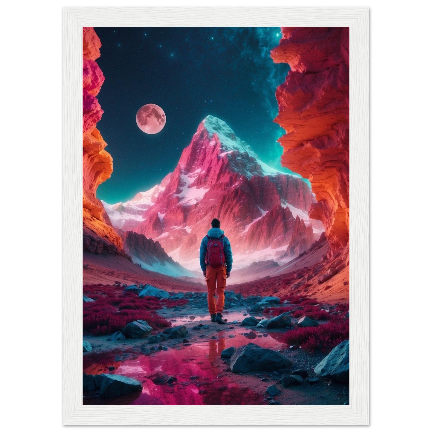 Premium Matte Paper Wooden Framed Poster